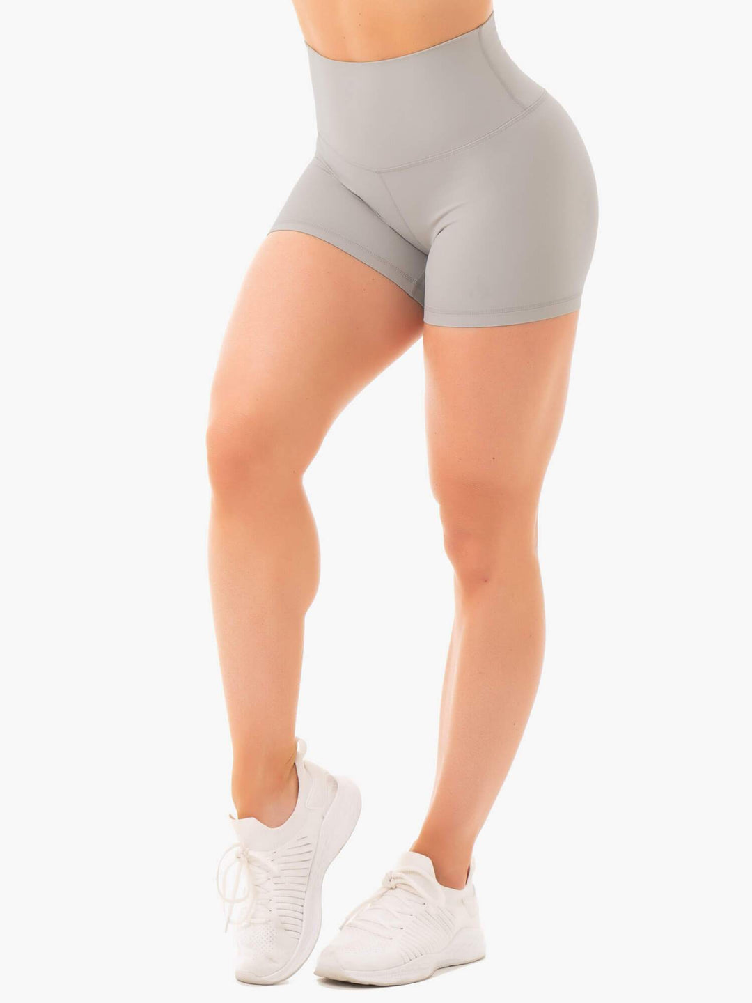 NKD High Waisted Shorts - Grey Clothing Ryderwear 