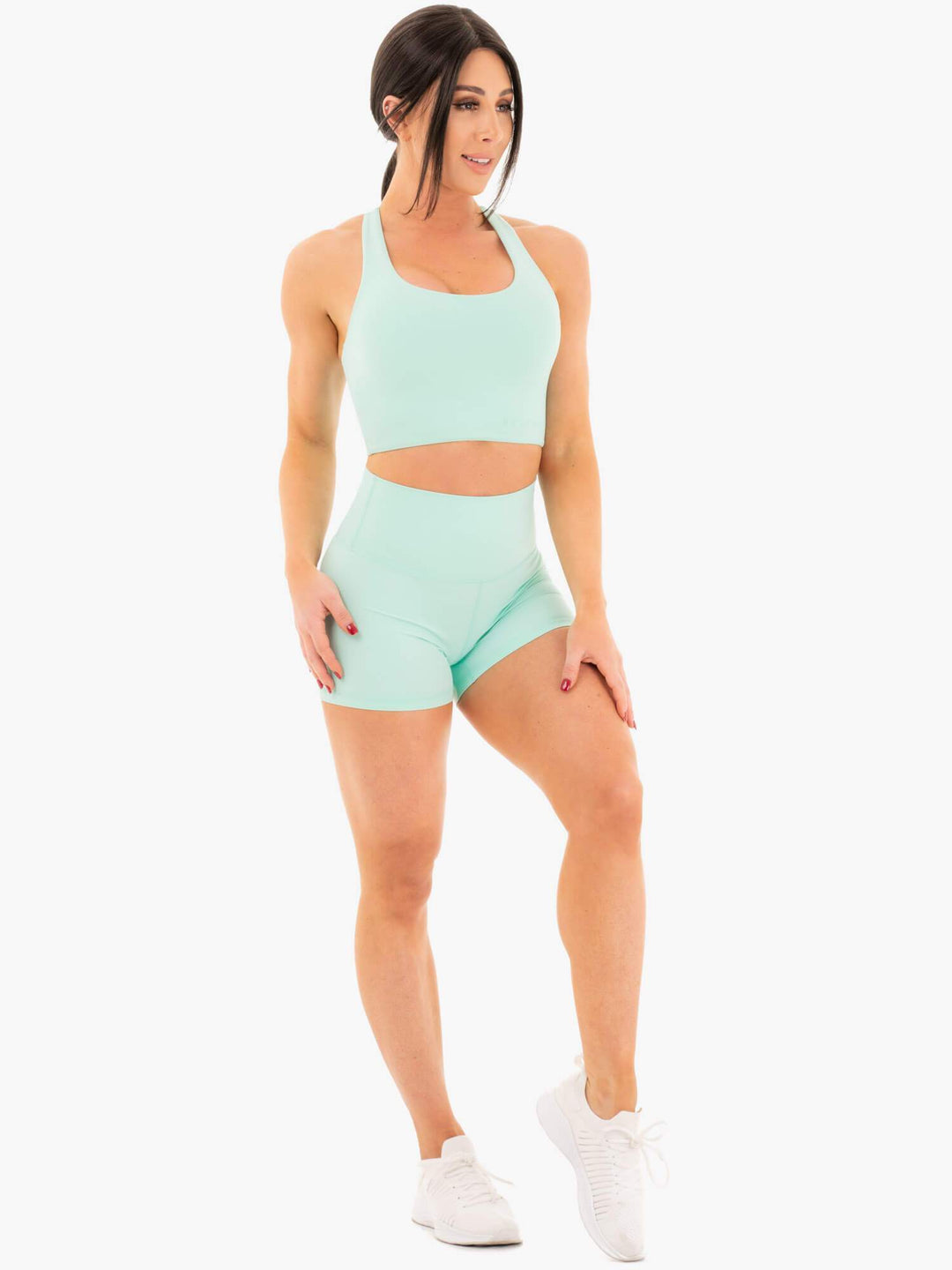 NKD Sports Bra - Aqua Clothing Ryderwear 