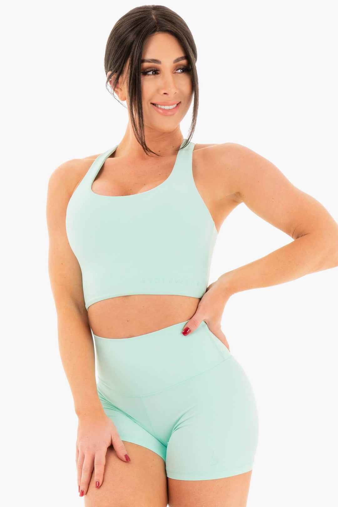 NKD Sports Bra - Aqua Clothing Ryderwear 