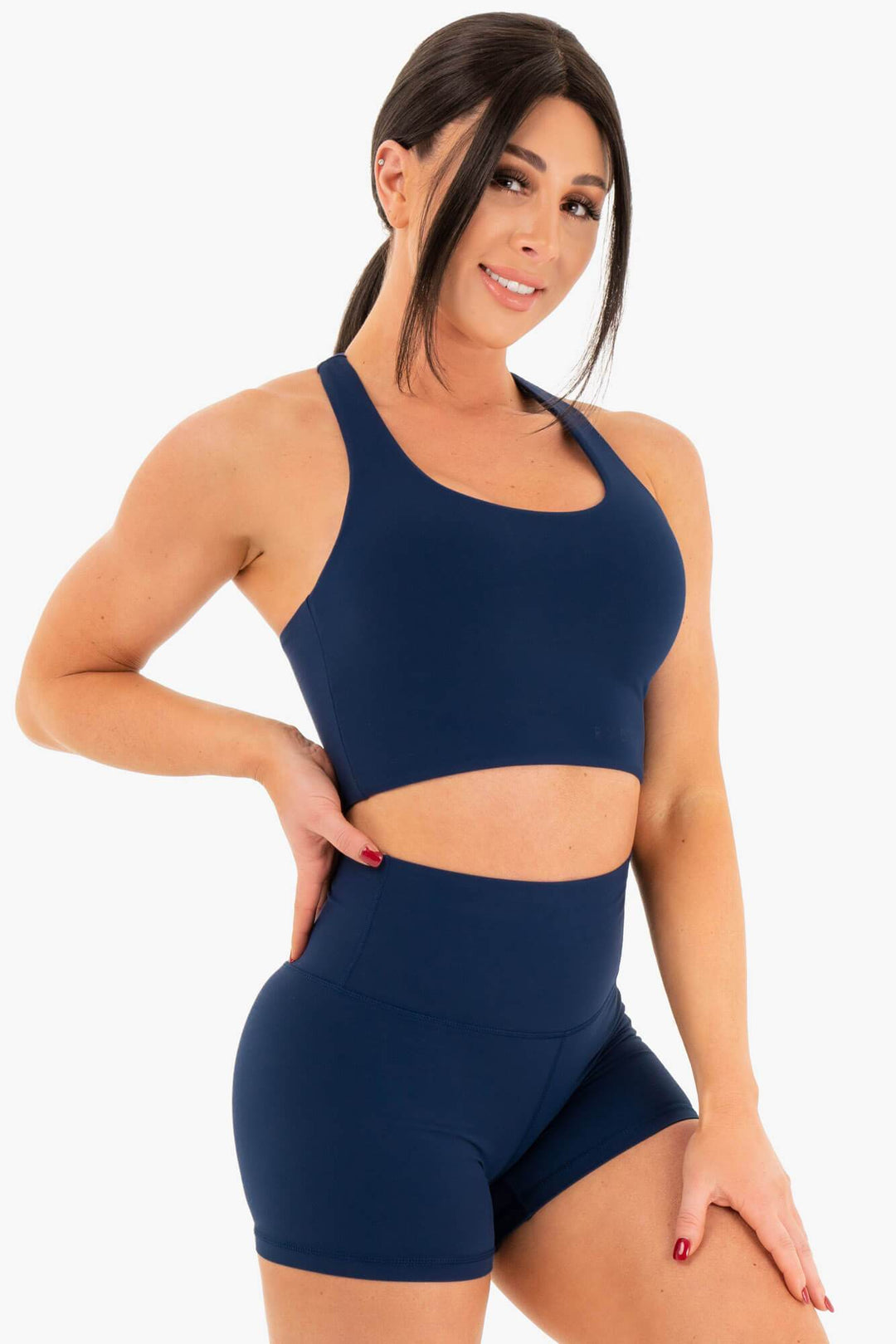 NKD Sports Bra - Navy Clothing Ryderwear 