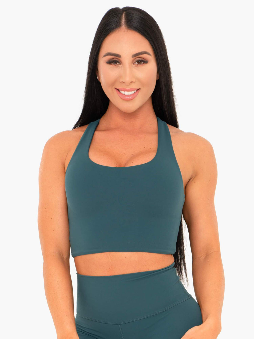 NKD Sports Bra - Teal Clothing Ryderwear 