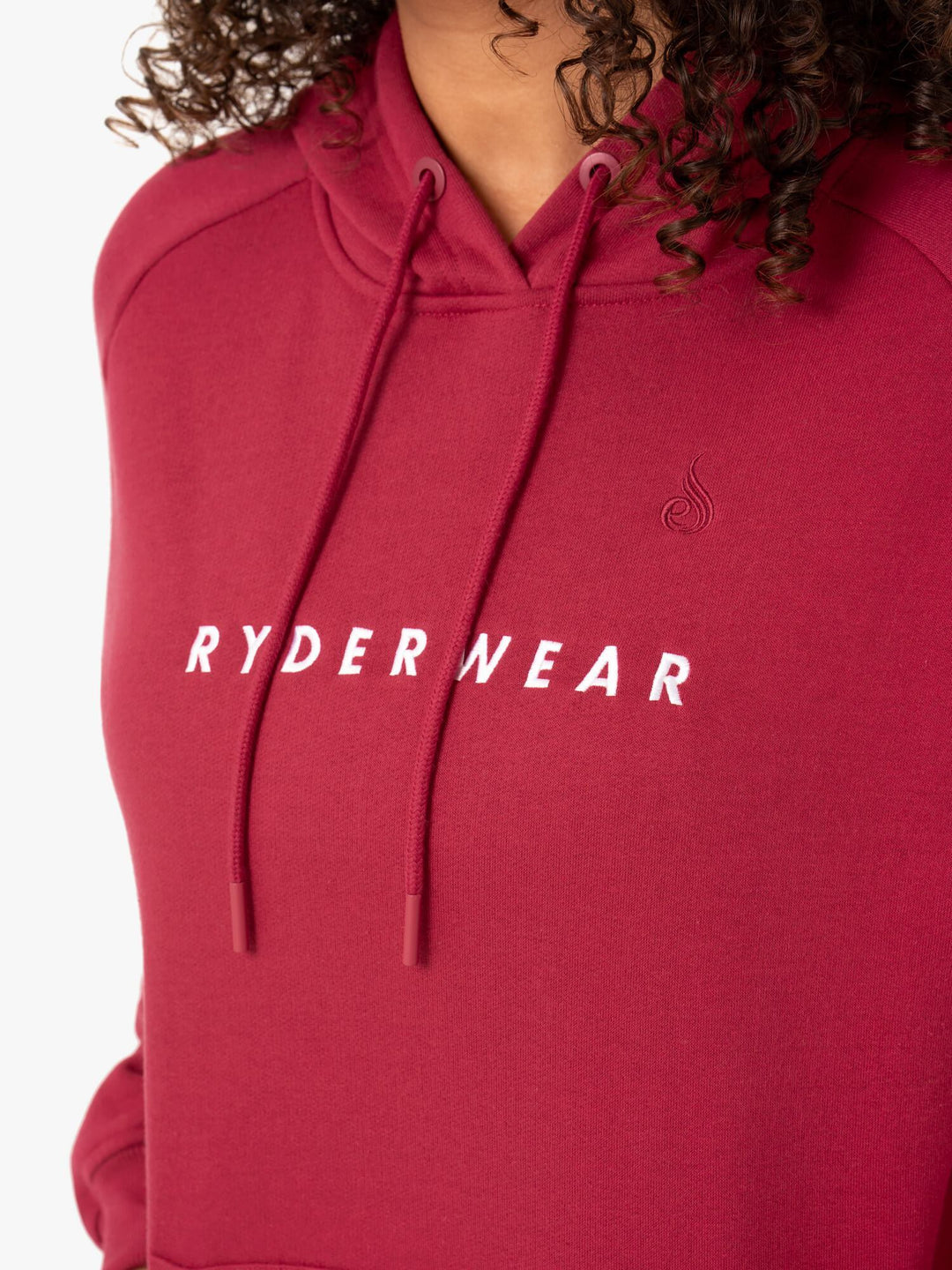 Off Duty Fleece Hoodie - Burgundy Clothing Ryderwear 