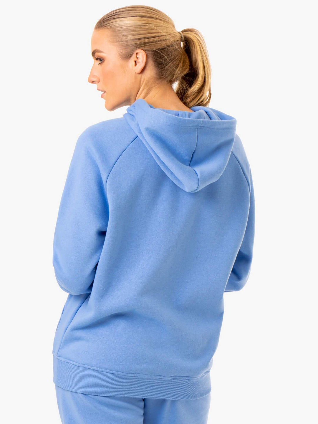 Off Duty Fleece Hoodie - Sky Blue Clothing Ryderwear 