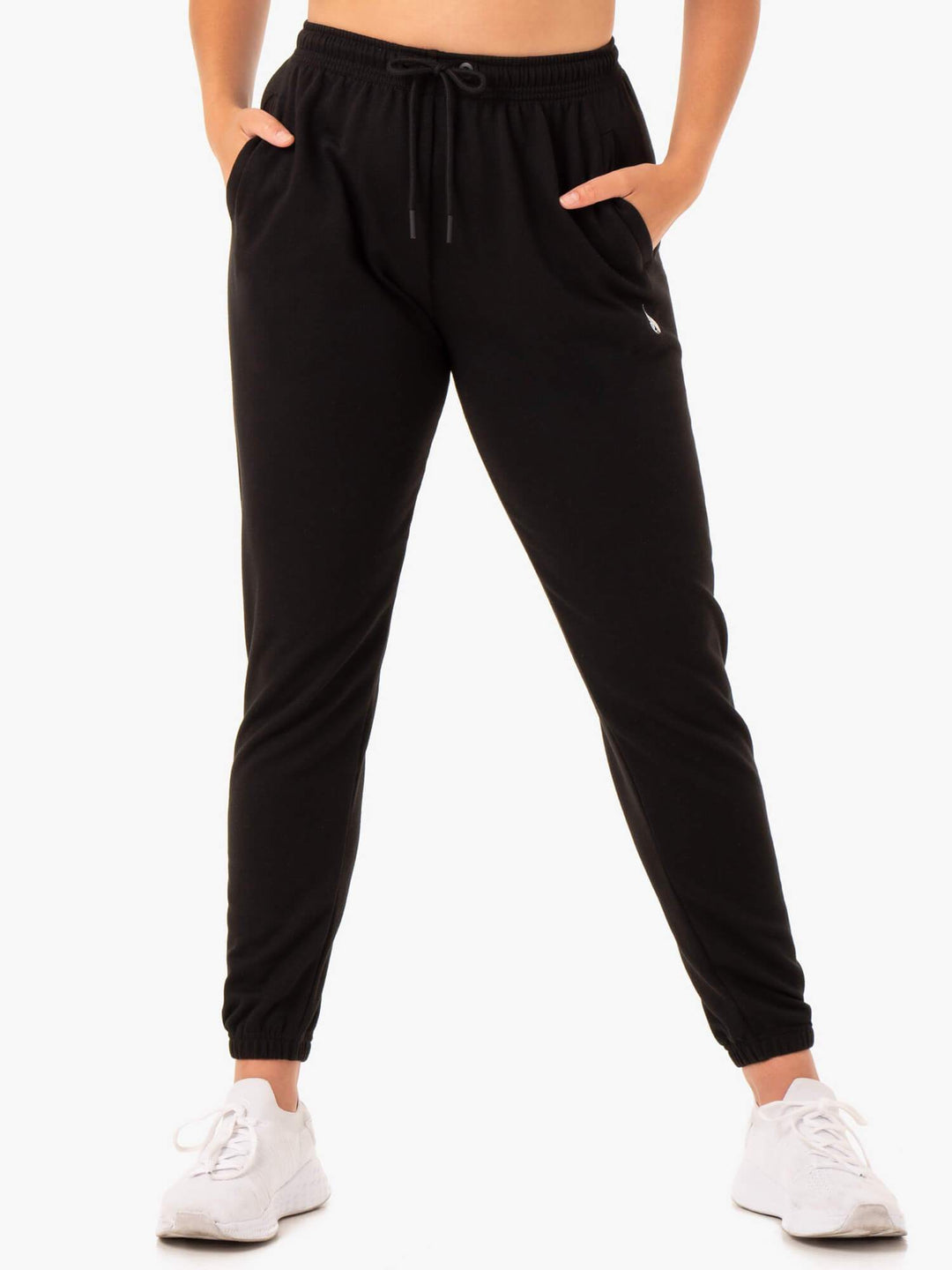 Off-Duty Fleece Track Pants - Black Clothing Ryderwear 