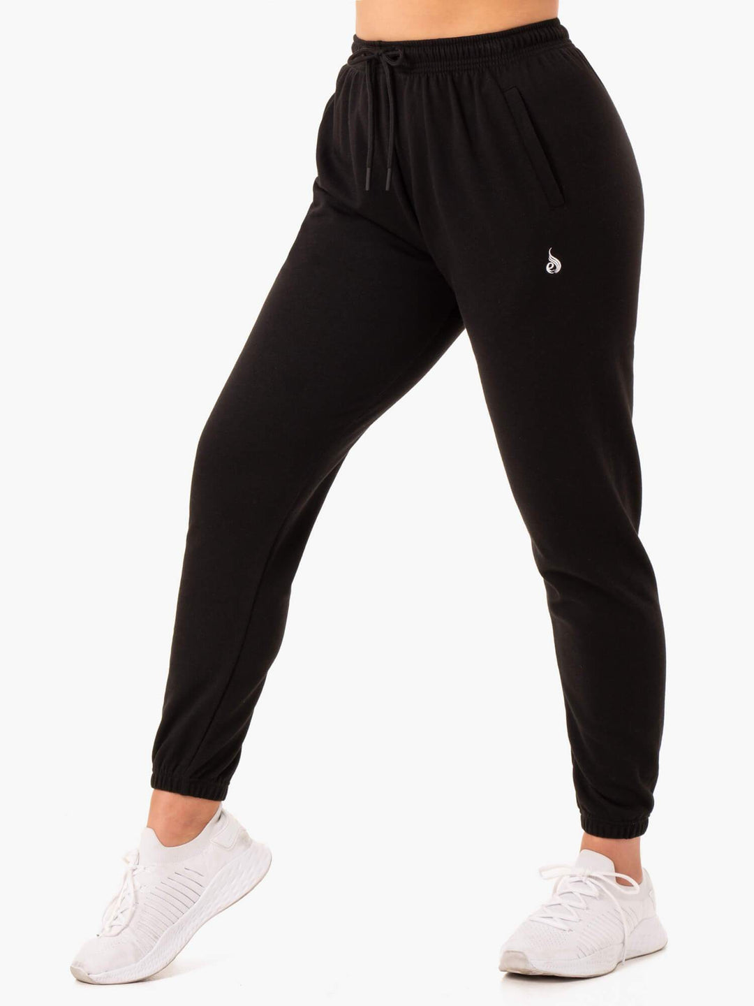 Off-Duty Fleece Track Pants - Black Clothing Ryderwear 