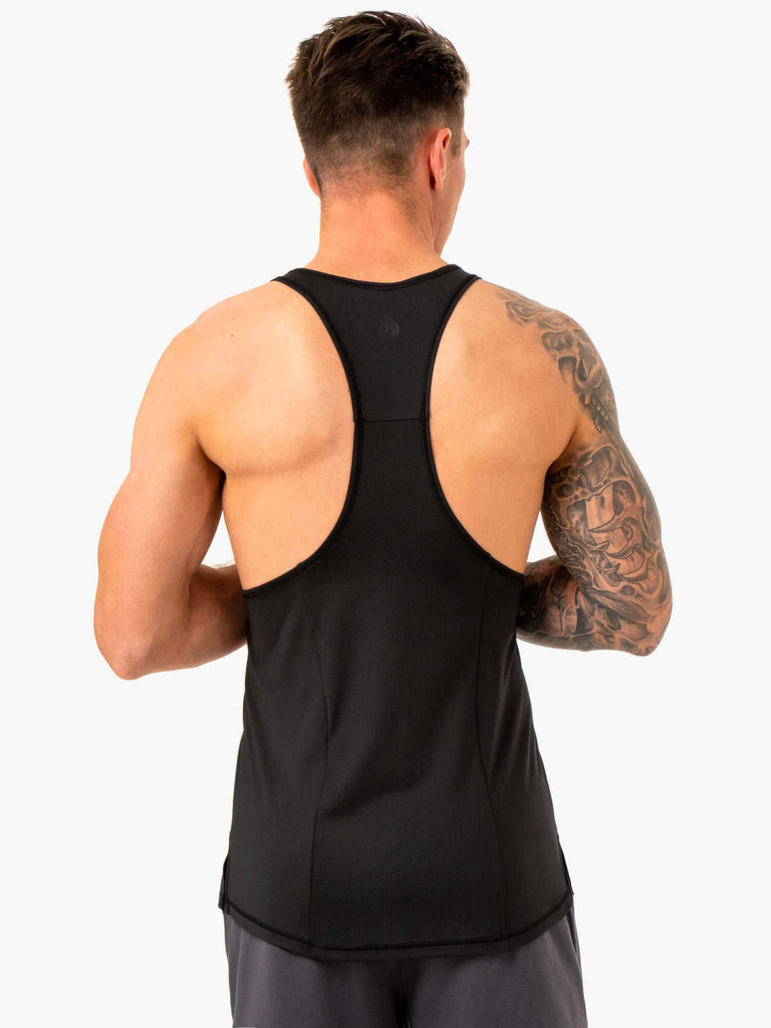 Optimal Mesh T-Back - Black Clothing Ryderwear 