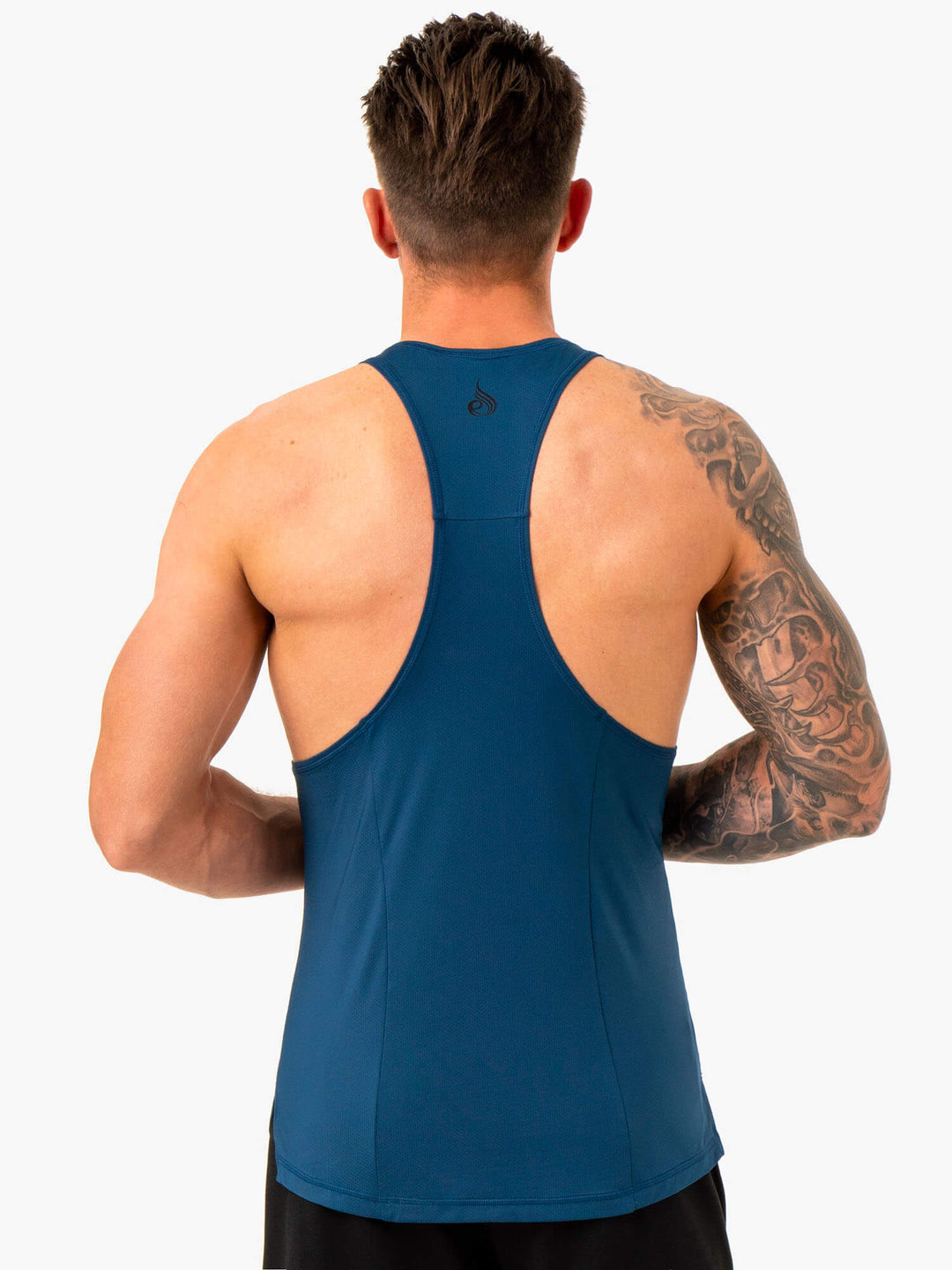 Optimal Mesh T-Back - Blue Clothing Ryderwear 