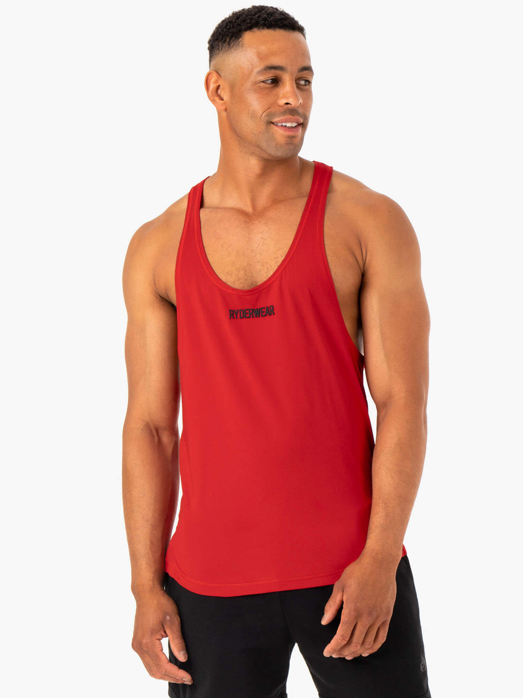 Optimal Mesh T-Back - Red Clothing Ryderwear 