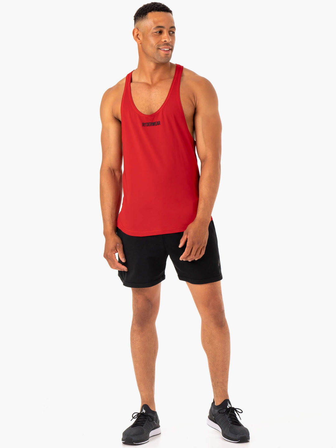 Optimal Mesh T-Back - Red Clothing Ryderwear 