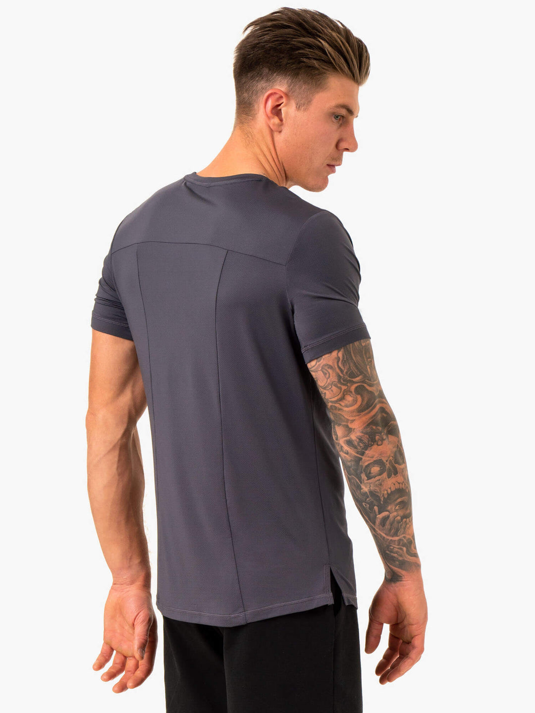 Optimal Mesh T-Shirt - Charcoal Clothing Ryderwear 