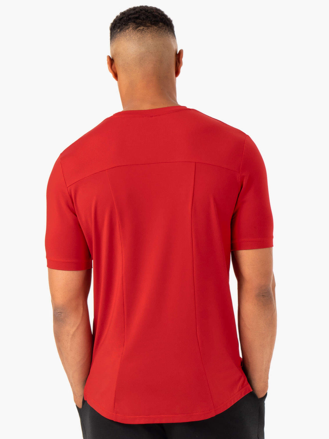 Optimal Mesh T-Shirt - Red Clothing Ryderwear 