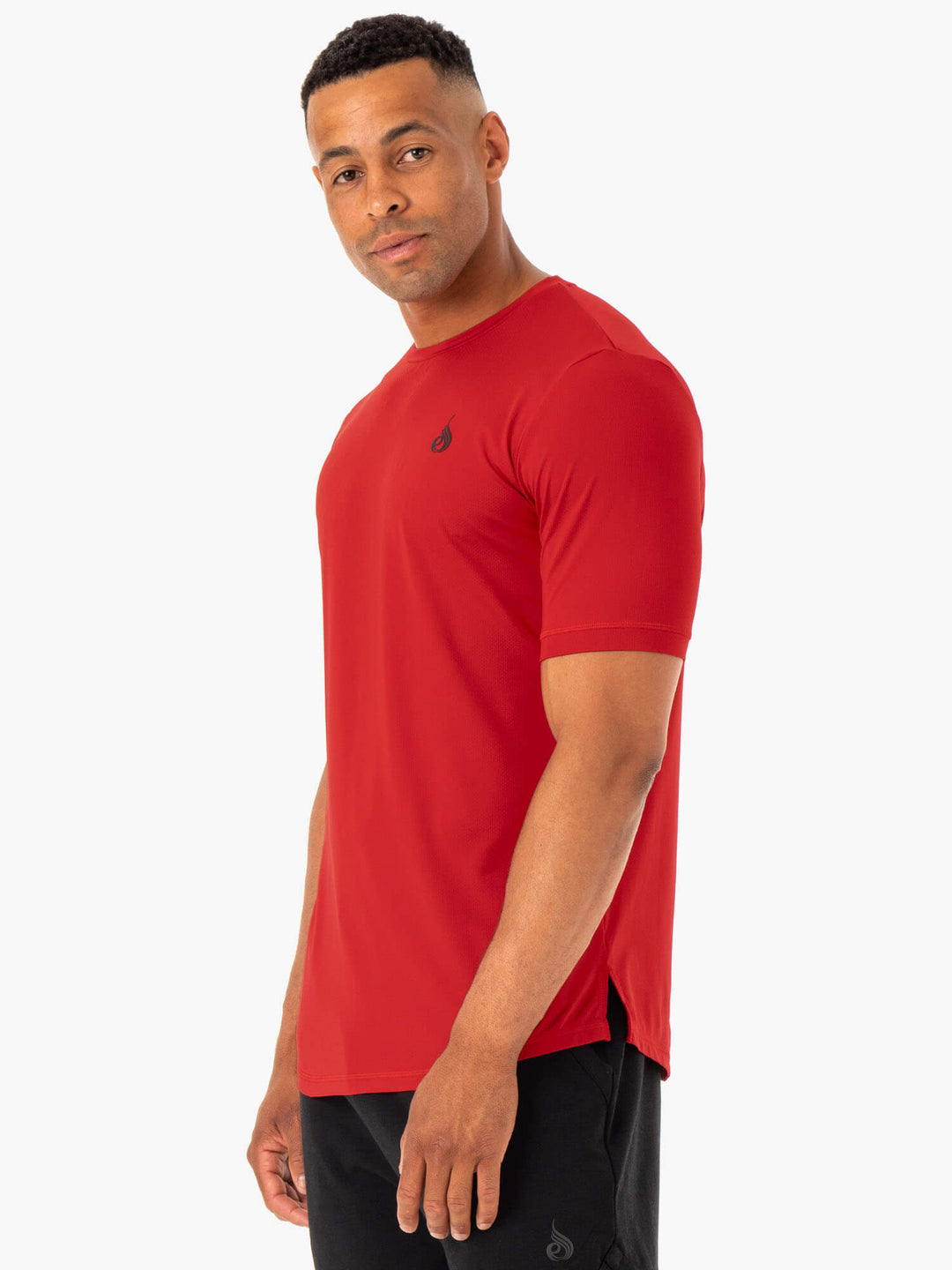 Optimal Mesh T-Shirt - Red Clothing Ryderwear 