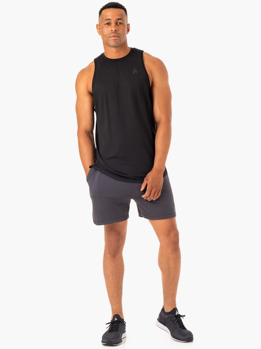 Optimal Mesh Tank - Black Clothing Ryderwear 