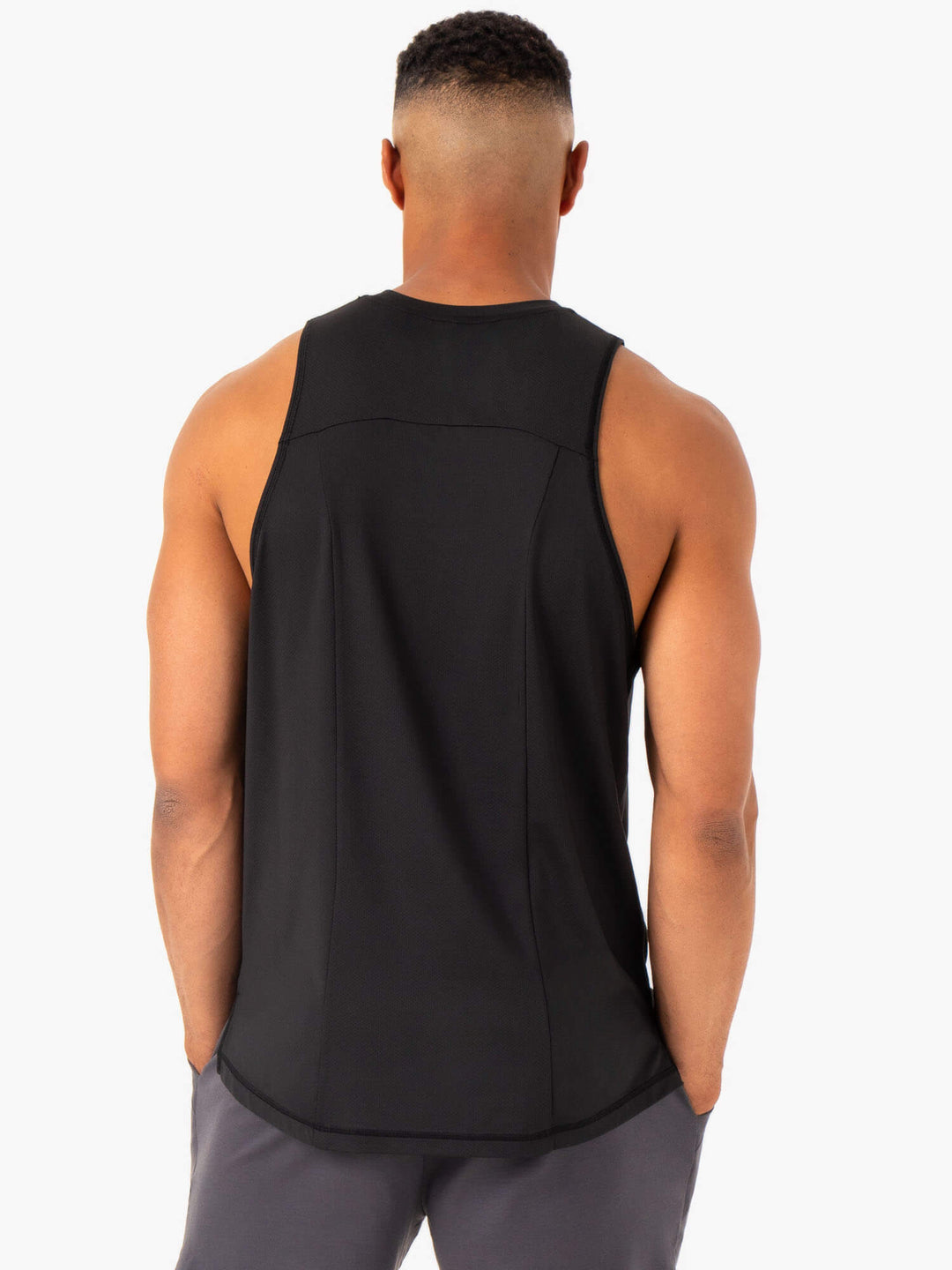 Optimal Mesh Tank - Black Clothing Ryderwear 