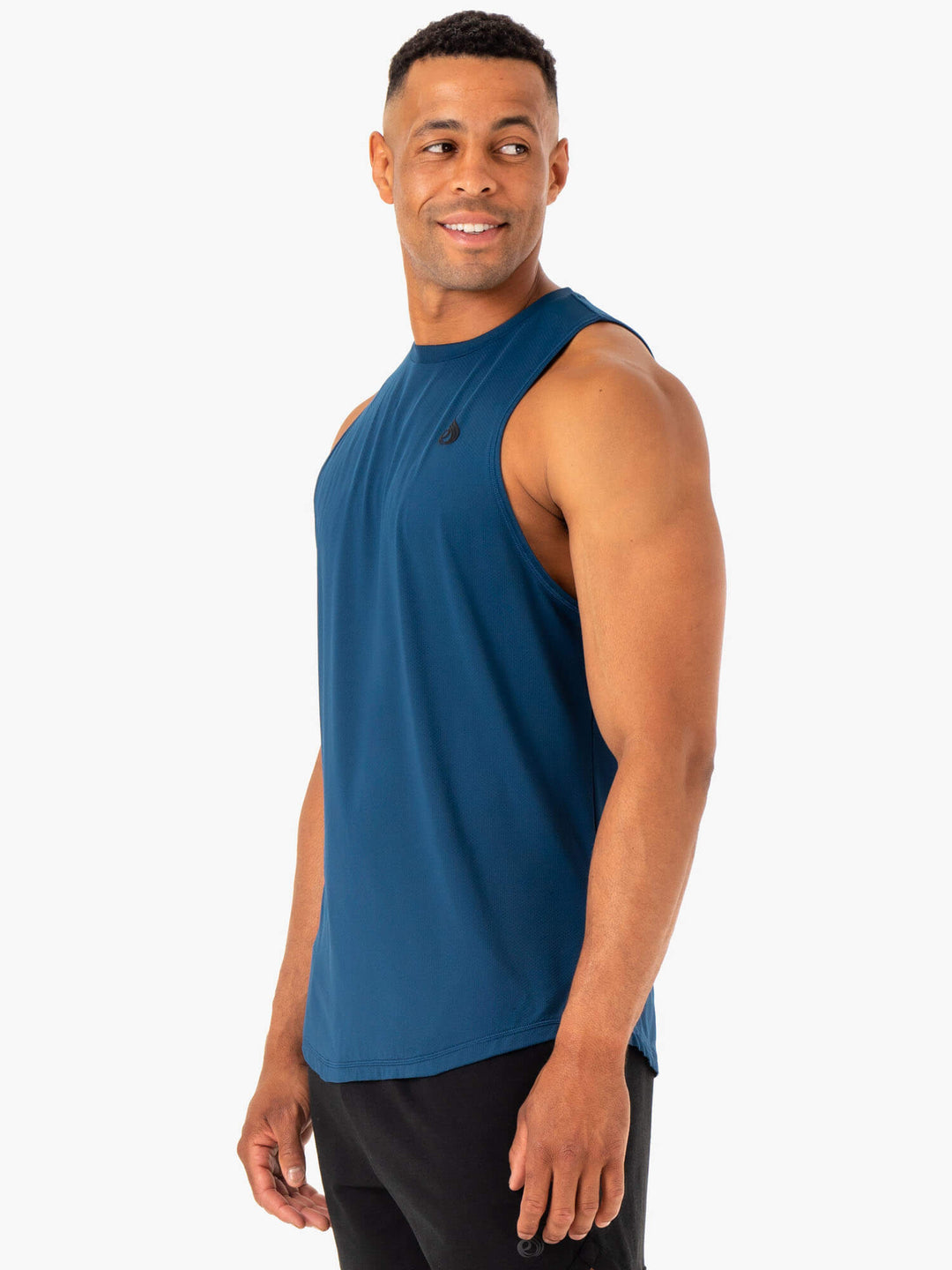 Optimal Mesh Tank - Blue Clothing Ryderwear 