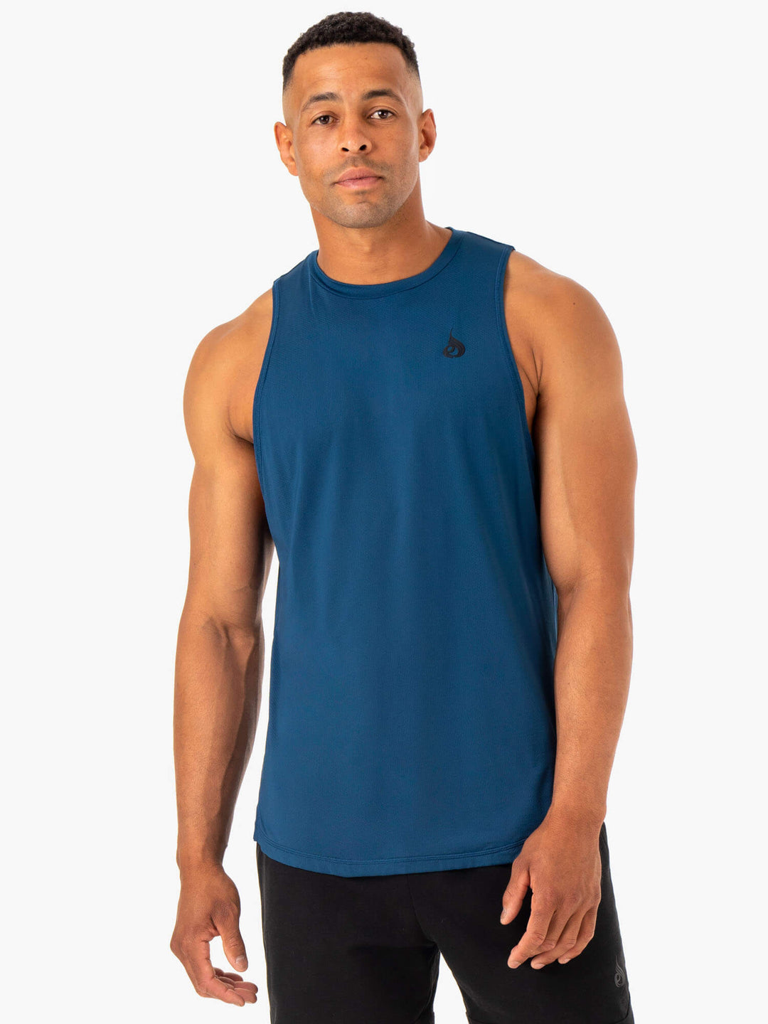 Optimal Mesh Tank - Blue Clothing Ryderwear 