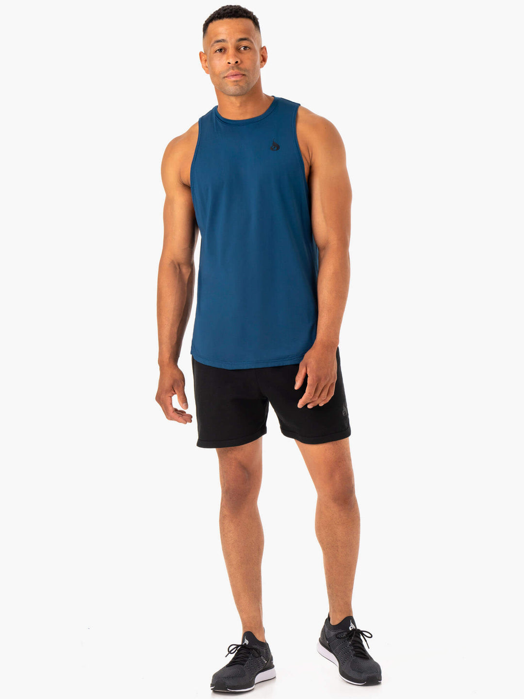 Optimal Mesh Tank - Blue Clothing Ryderwear 