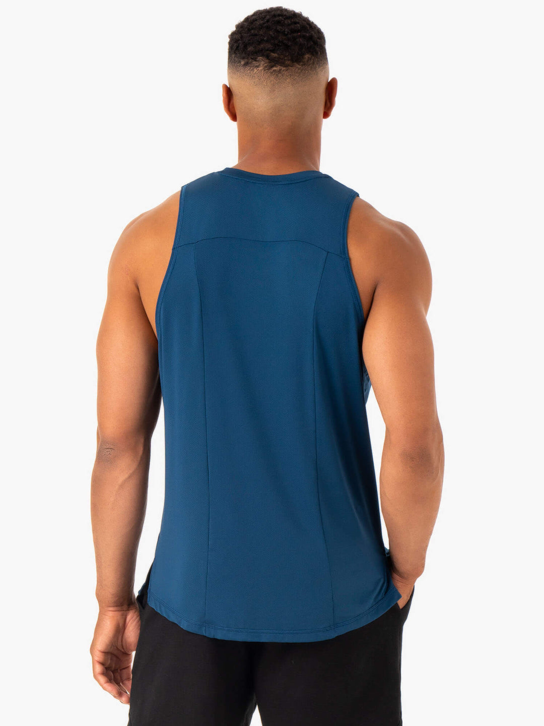 Optimal Mesh Tank - Blue Clothing Ryderwear 