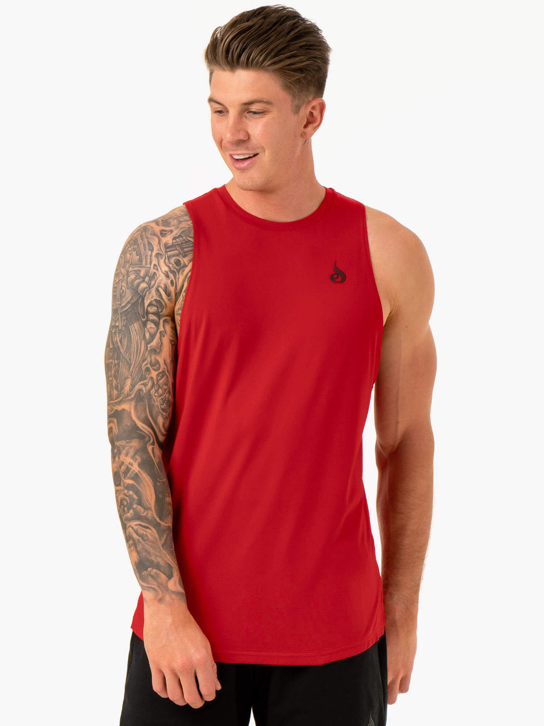 Optimal Mesh Tank - Red Clothing Ryderwear 