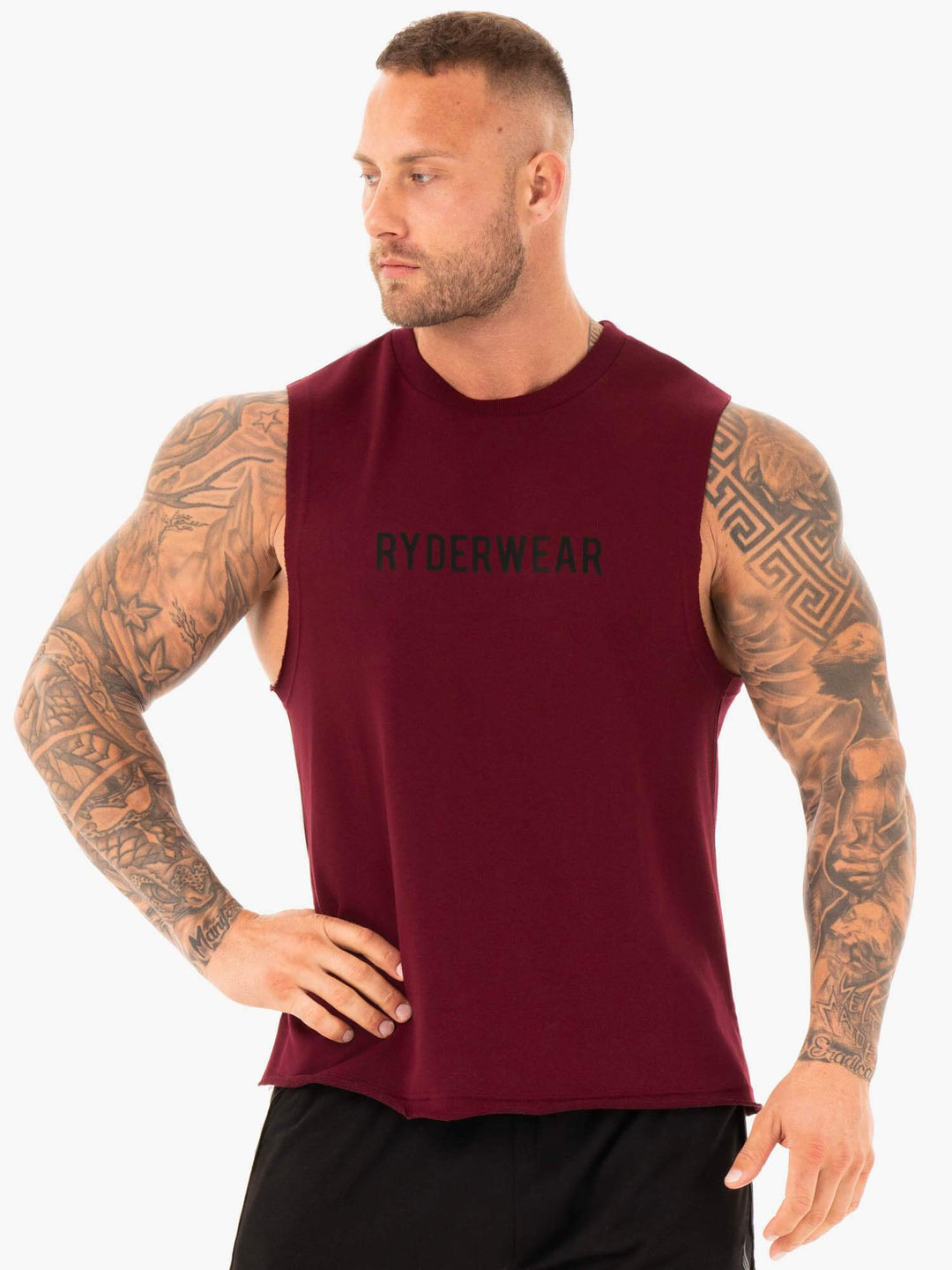 Performance Baller Tank - Burgundy Clothing Ryderwear 