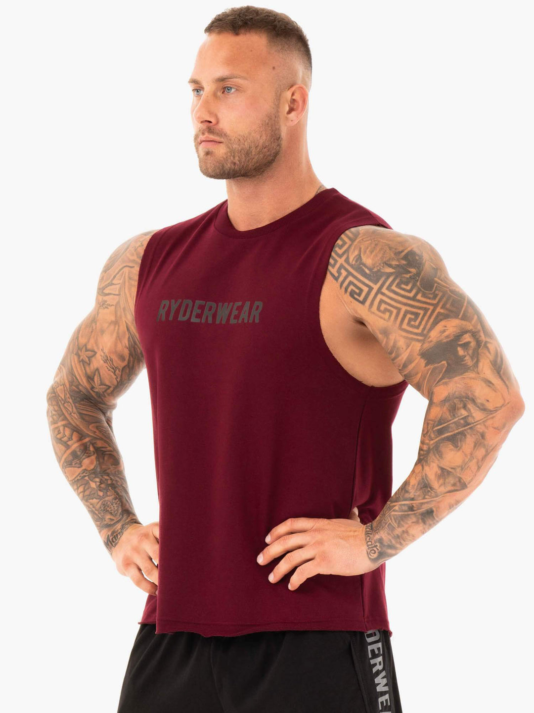 Performance Baller Tank - Burgundy Clothing Ryderwear 