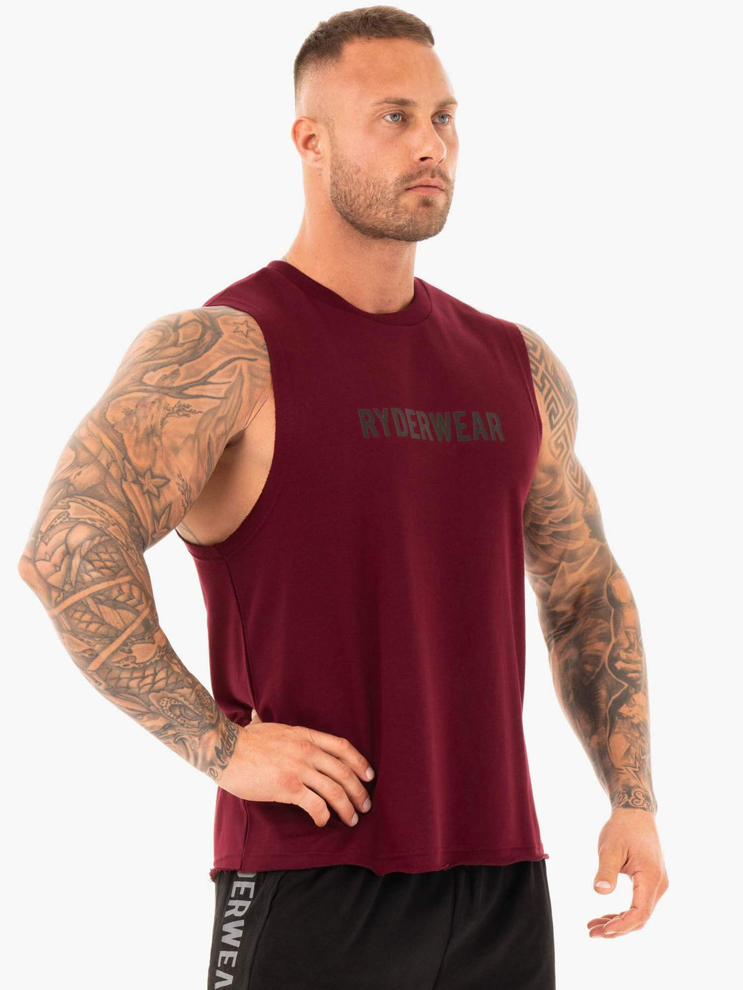 Performance Baller Tank - Burgundy Clothing Ryderwear 