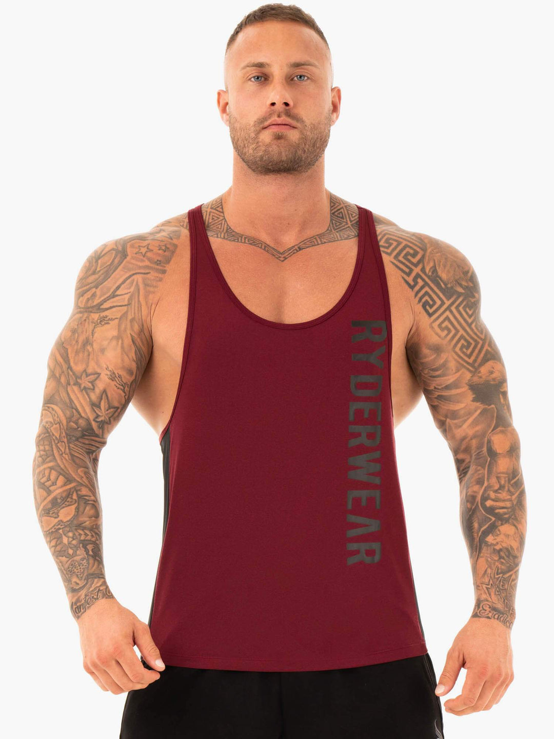 Performance Stringer - Burgundy Clothing Ryderwear 