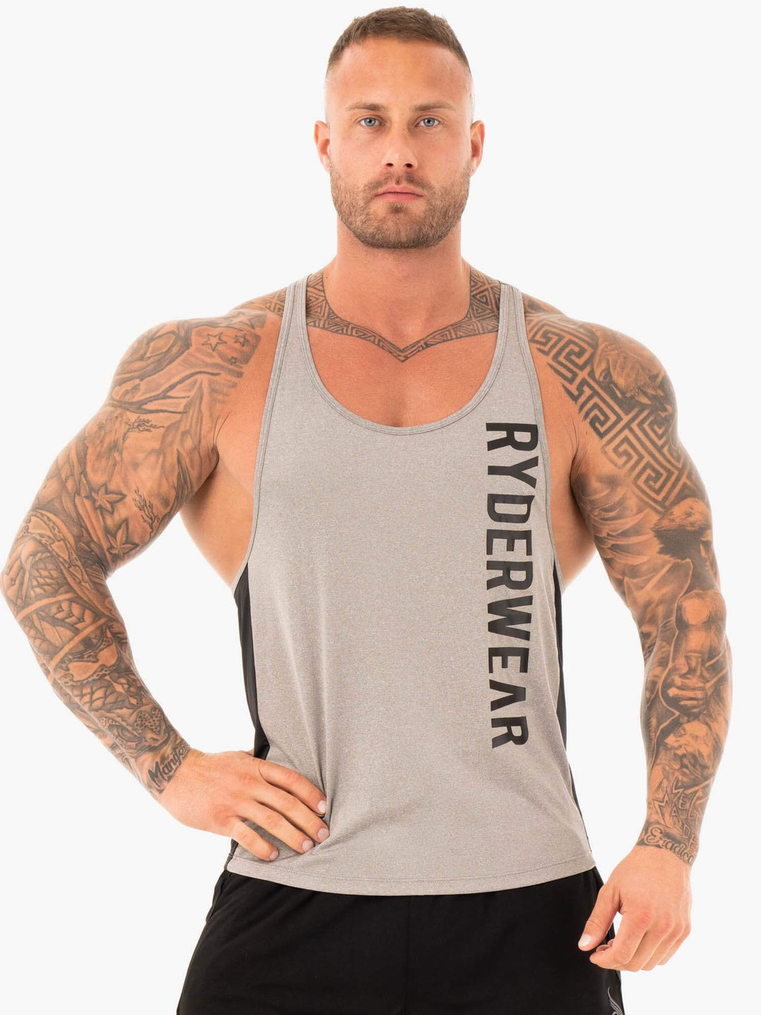 Performance Stringer - Grey Marl Clothing Ryderwear 