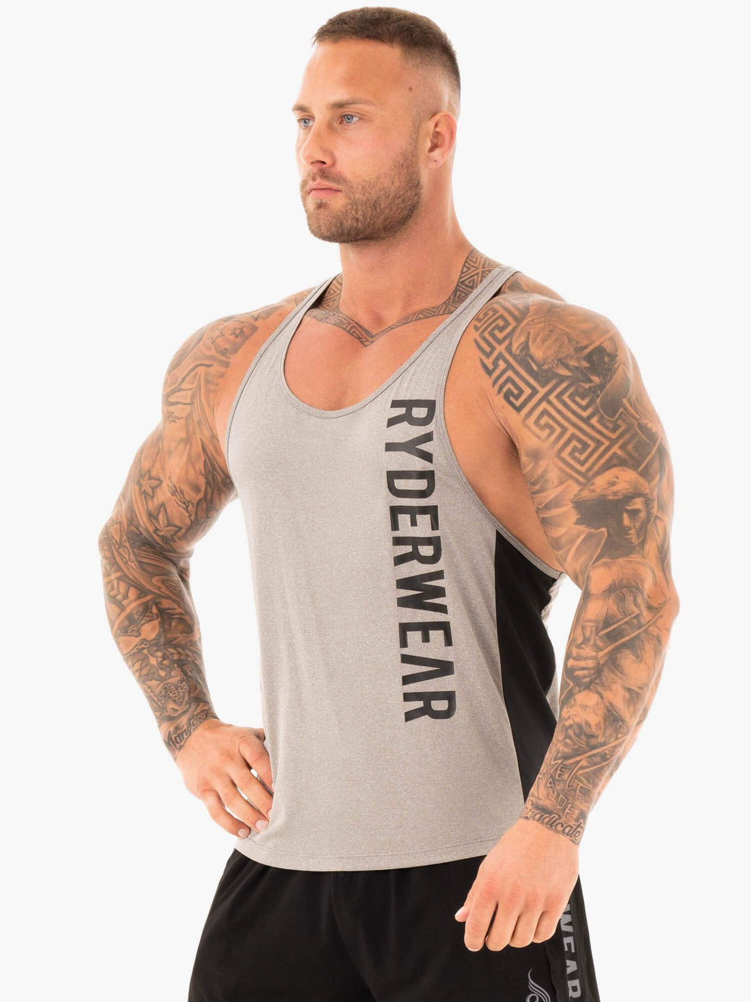 Performance Stringer - Grey Marl Clothing Ryderwear 