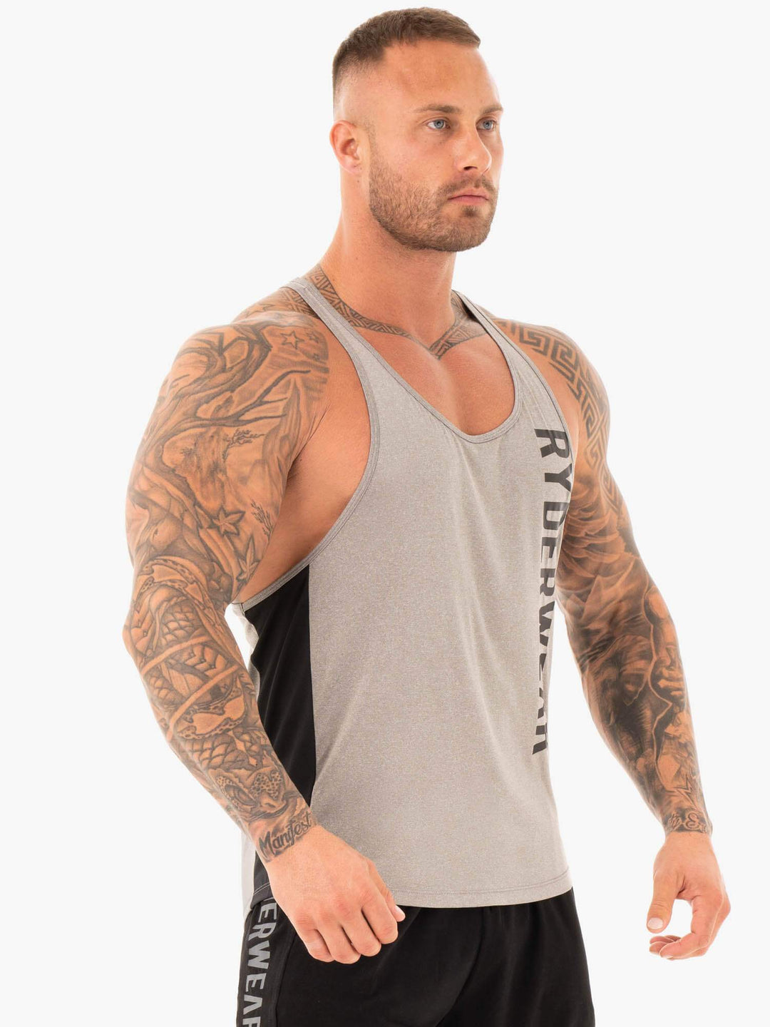 Performance Stringer - Grey Marl Clothing Ryderwear 