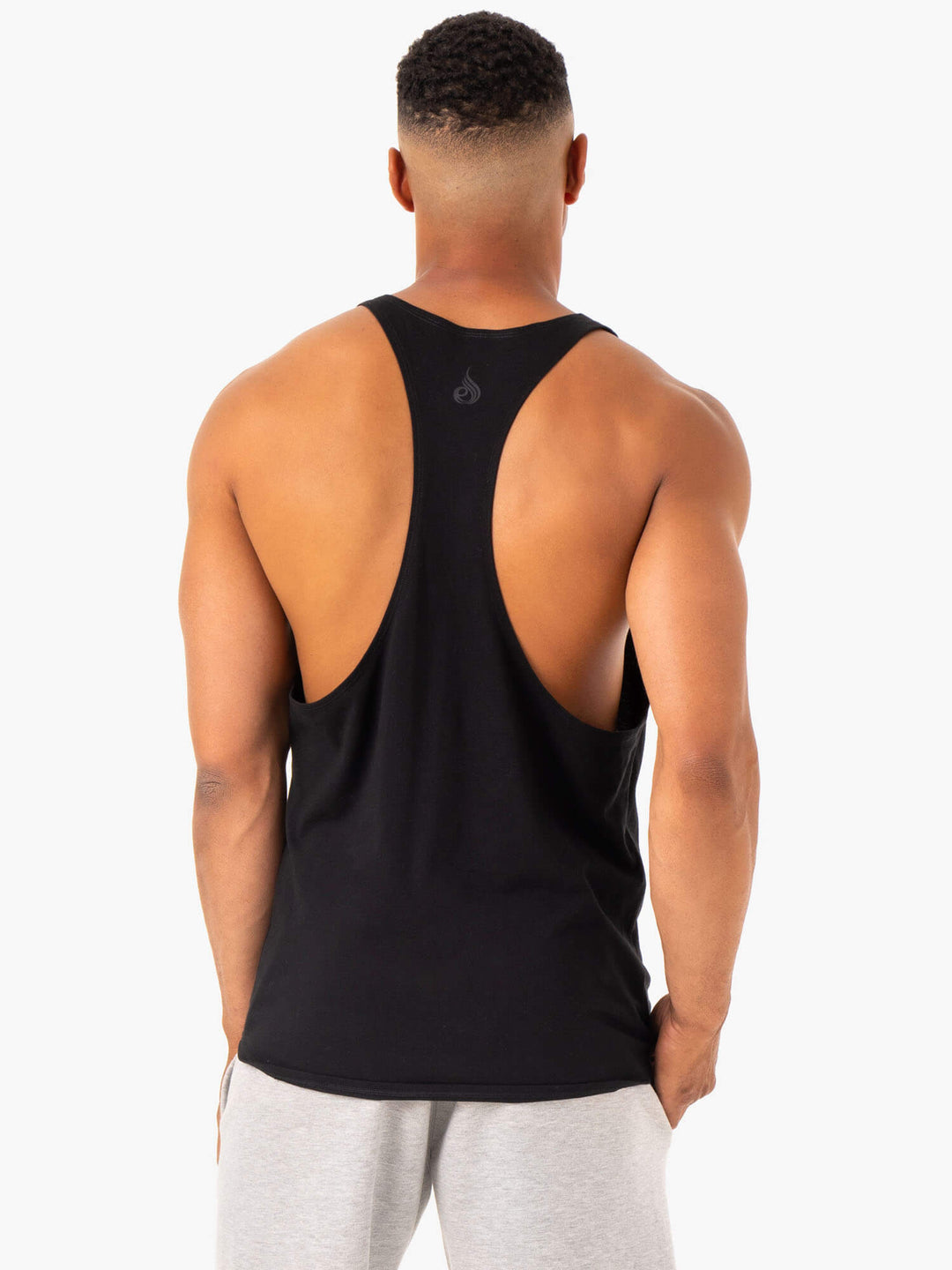 Recharge Stringer T-Back - Black Clothing Ryderwear 