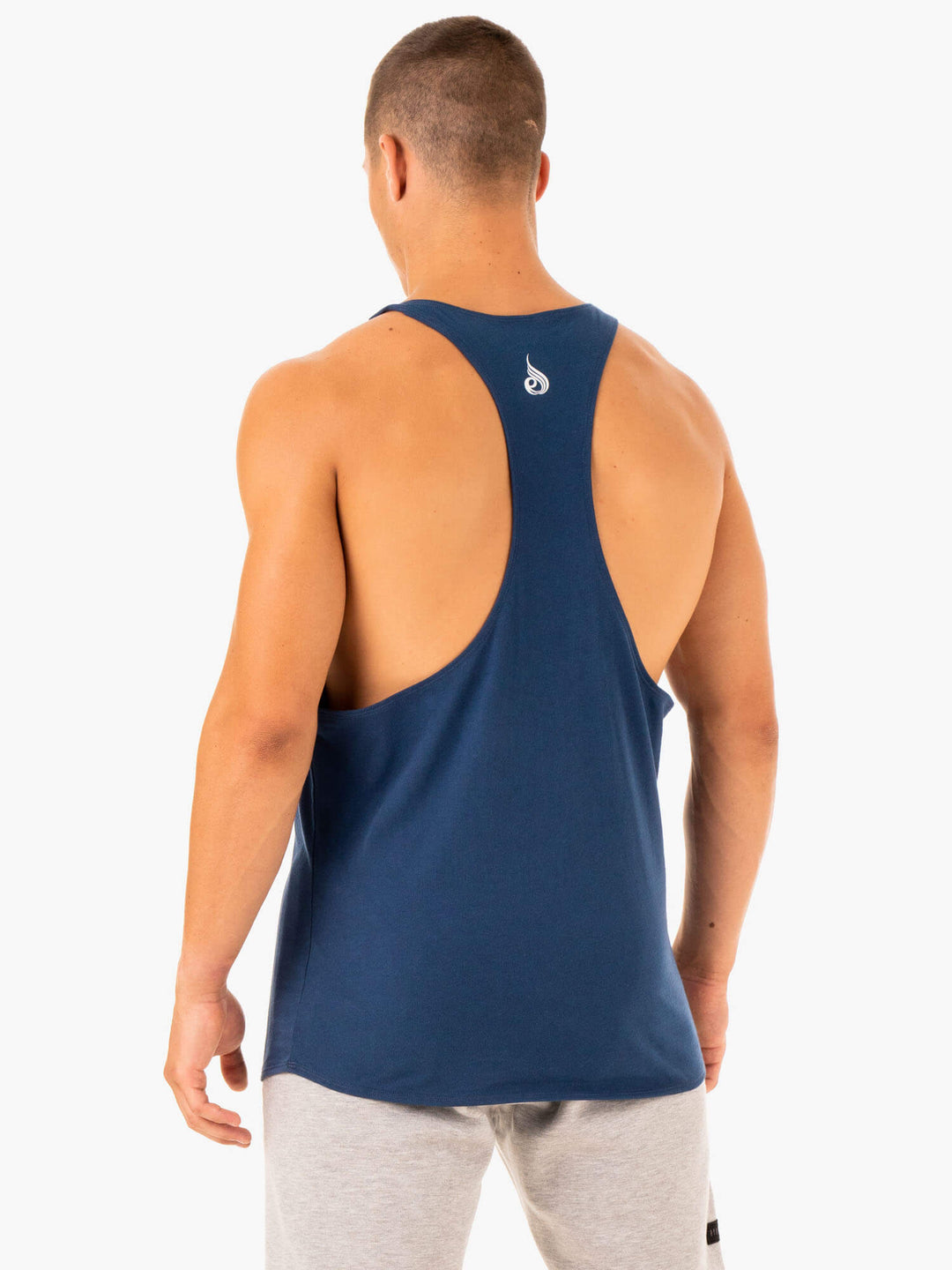 Recharge Stringer T-Back - Blue Clothing Ryderwear 