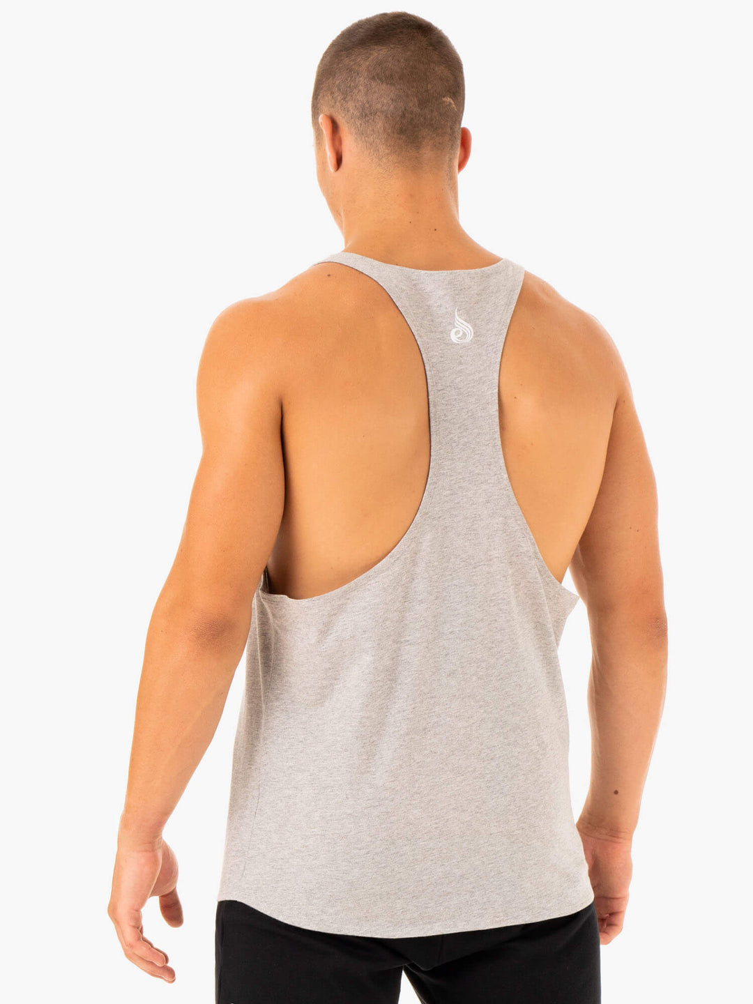 Recharge Stringer T-Back - Grey Marl Clothing Ryderwear 