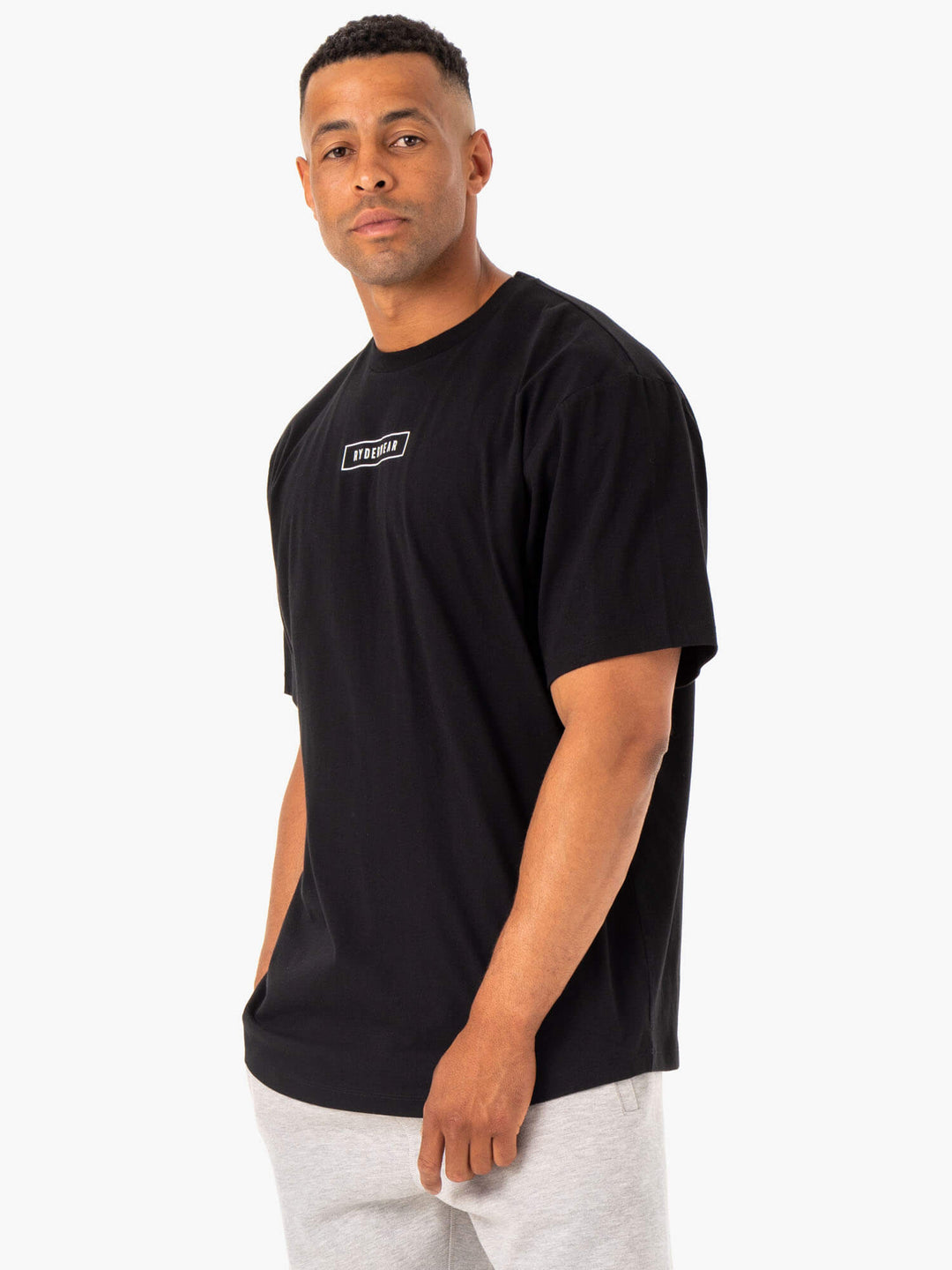 Recharge T-Shirt - Black Clothing Ryderwear 