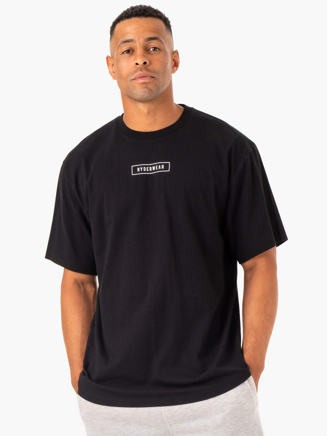 Recharge T-Shirt - Black Clothing Ryderwear 