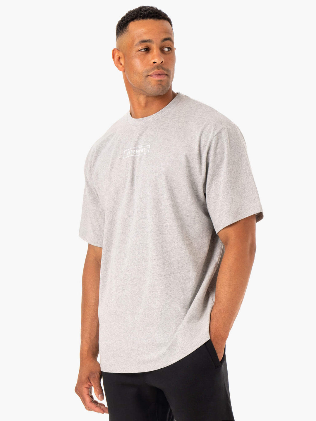 Recharge T-Shirt - Grey Marl Clothing Ryderwear 