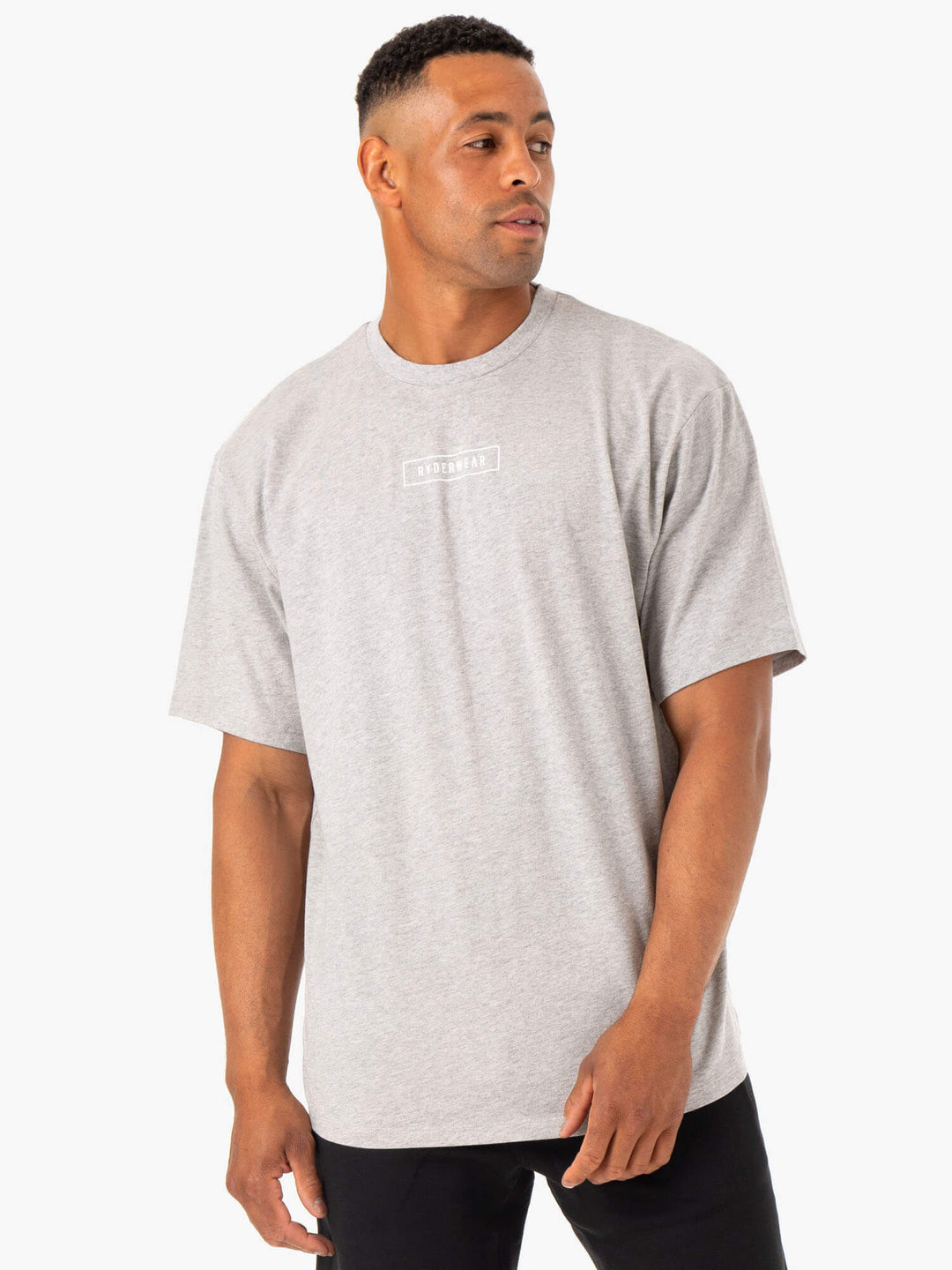 Recharge T-Shirt - Grey Marl Clothing Ryderwear 