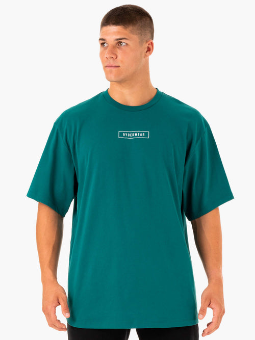 Recharge T-Shirt Teal blue