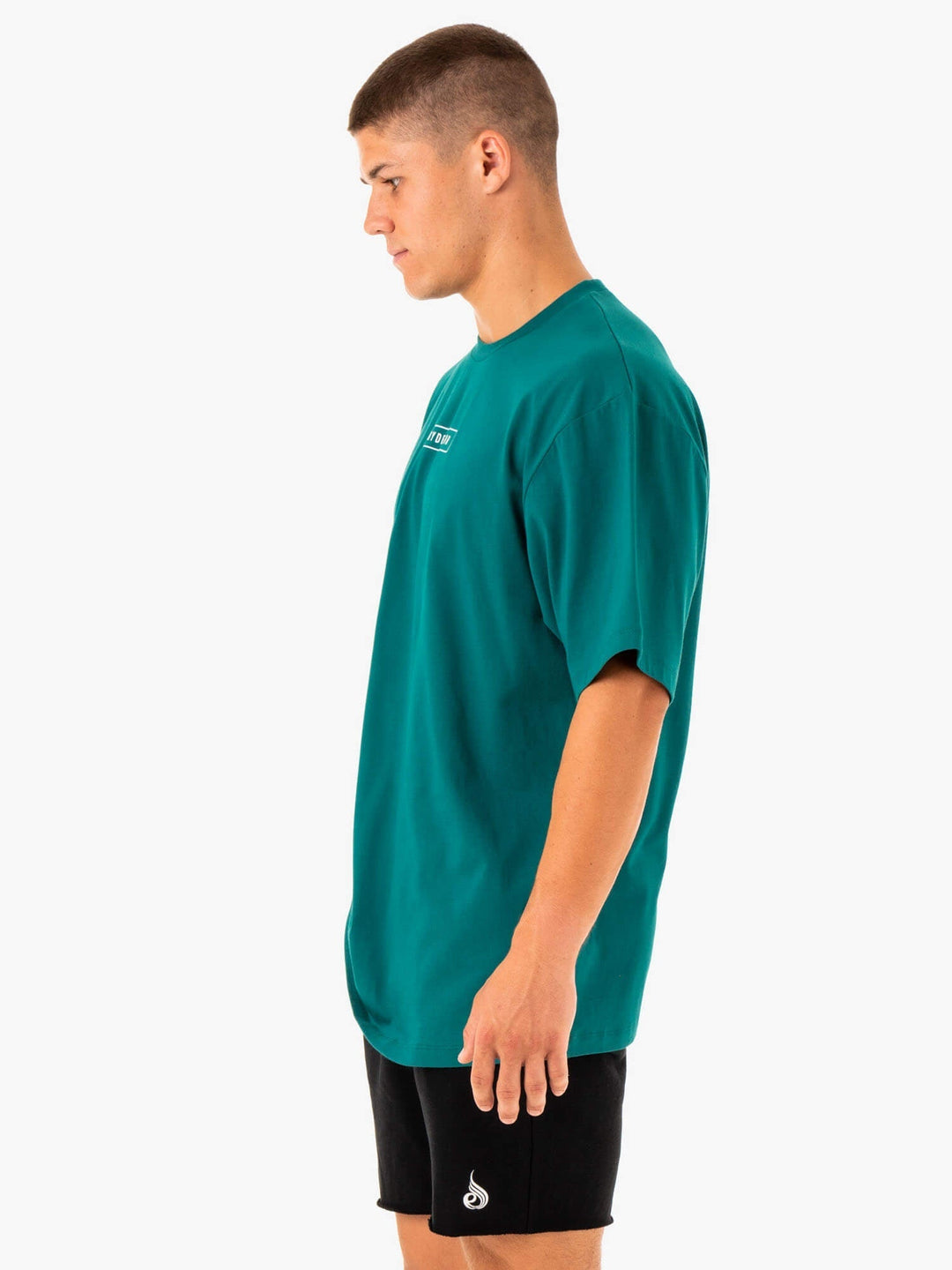 Recharge T-Shirt - Teal Clothing Ryderwear 