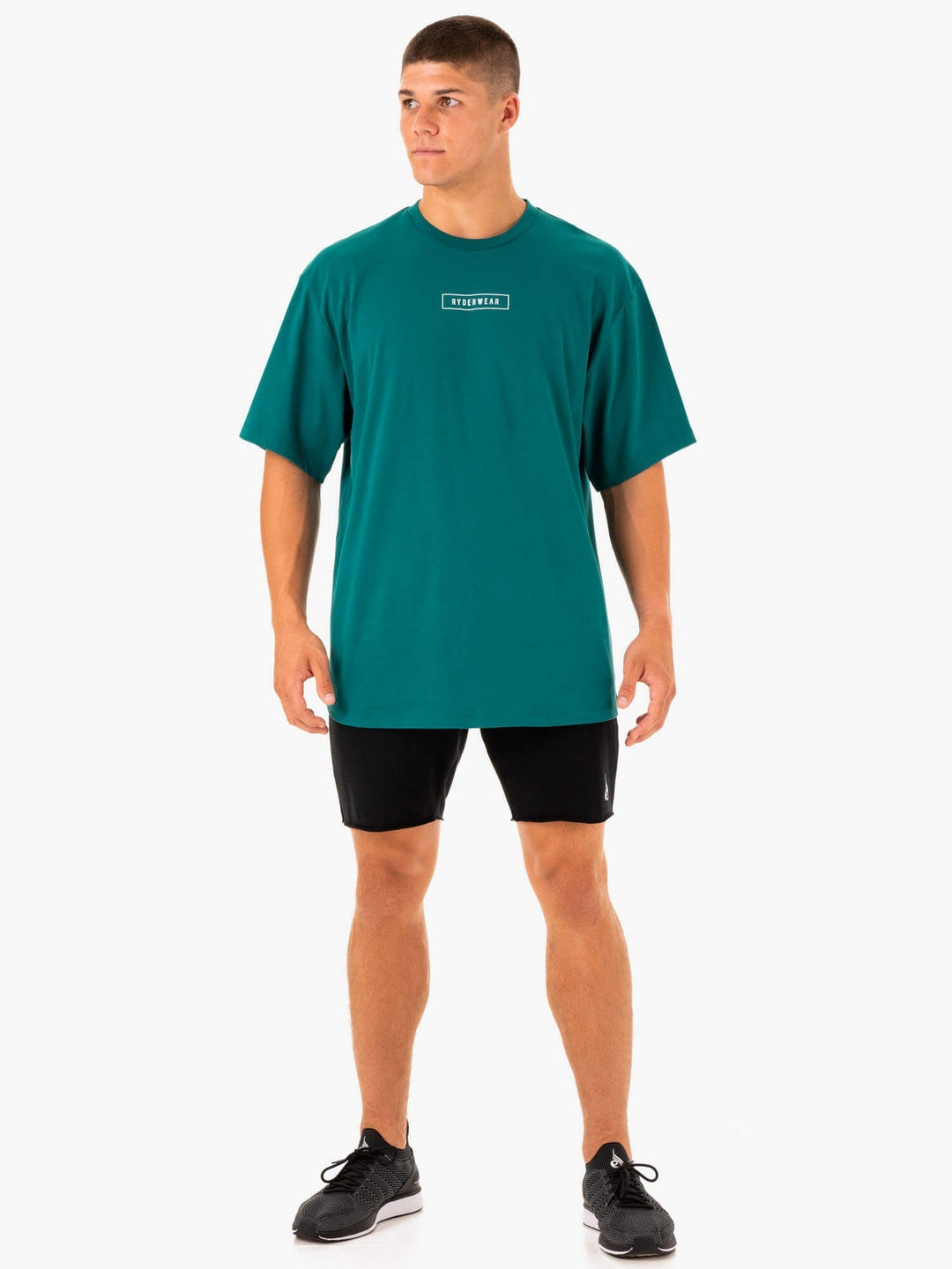 Recharge T-Shirt - Teal Clothing Ryderwear 