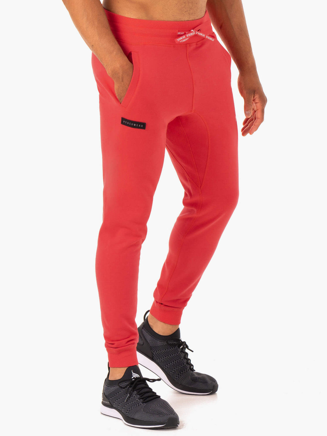 Recharge Tapered Track Pant - Red Clothing Ryderwear 