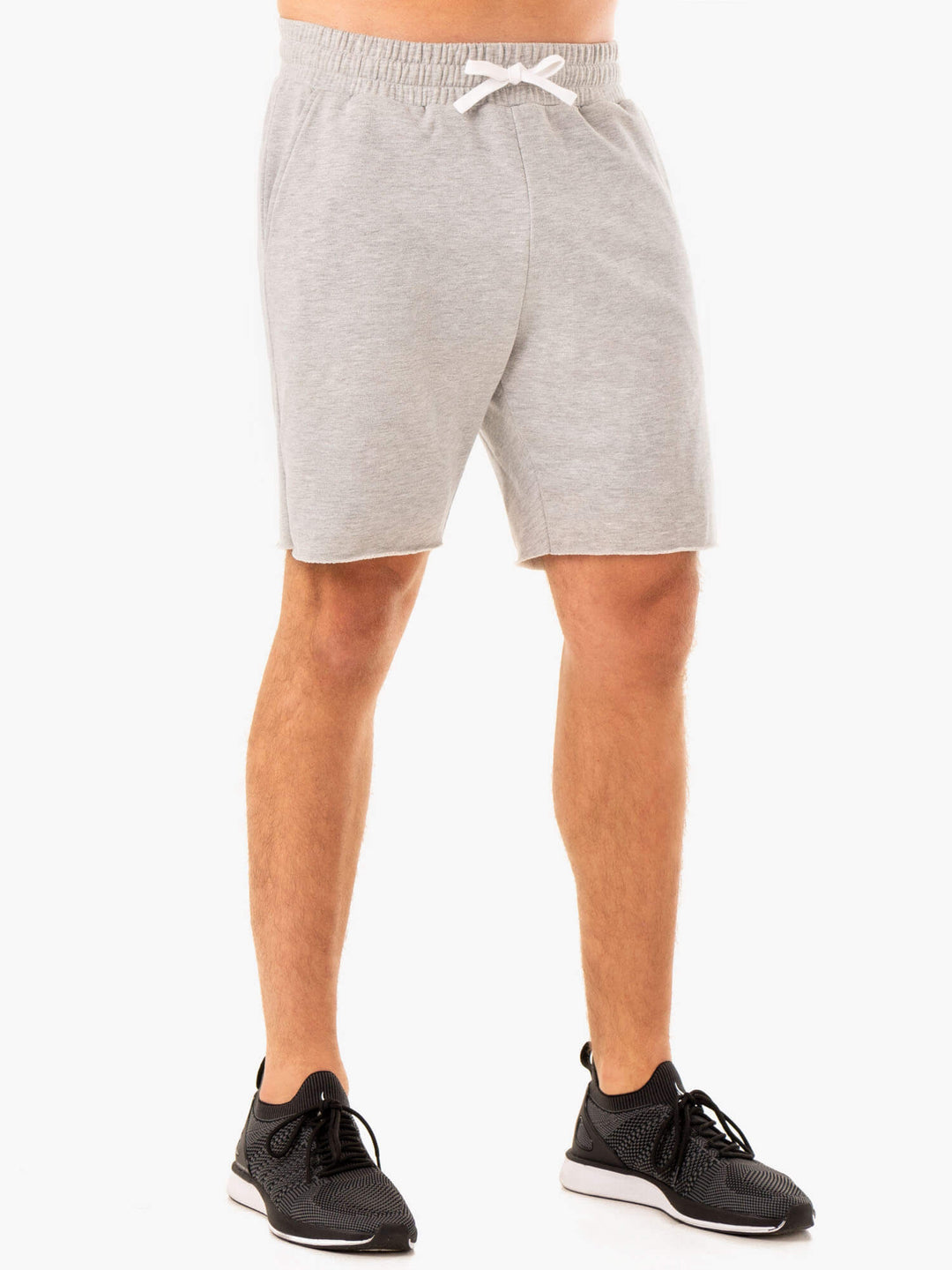 Recharge Track Gym Short - Grey Marl Clothing Ryderwear 