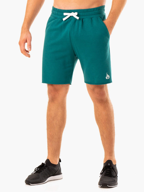 Recharge Track Gym Short Teal blue