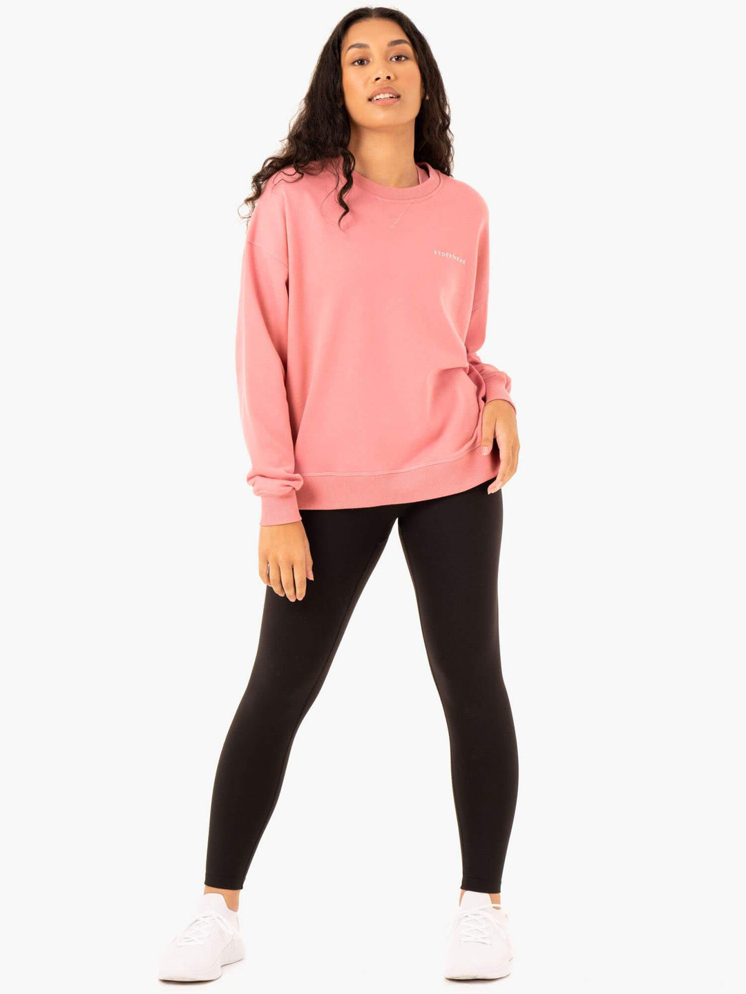 Recover Lightweight Sweater - Blush Pink Clothing Ryderwear 