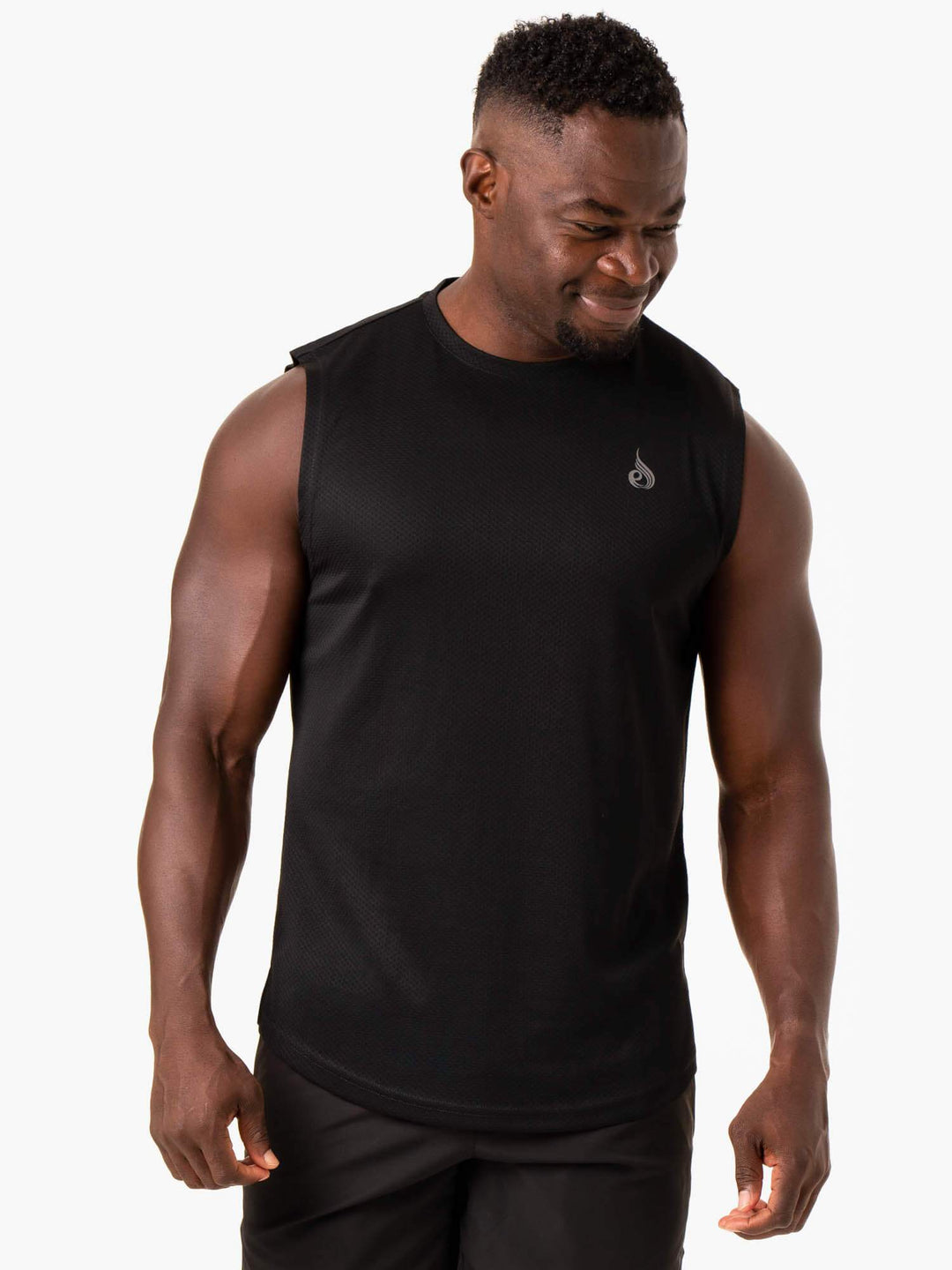 Reflex Mesh Baller Tank - Black Clothing Ryderwear 