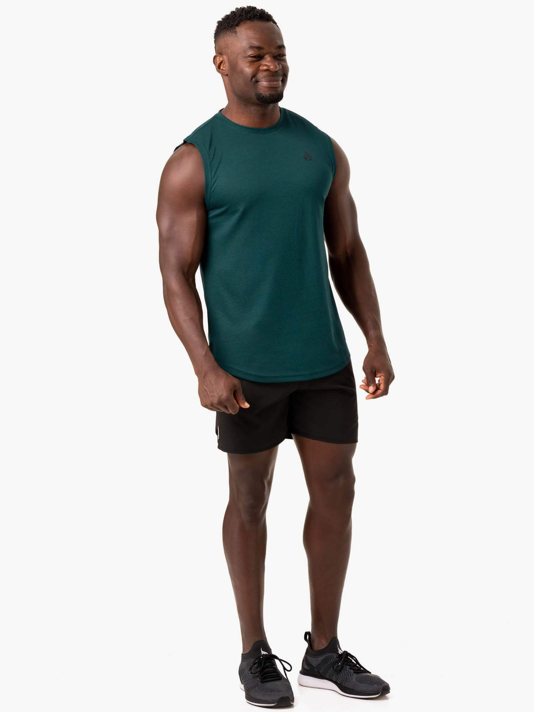 Reflex Mesh Baller Tank - Emerald Clothing Ryderwear 