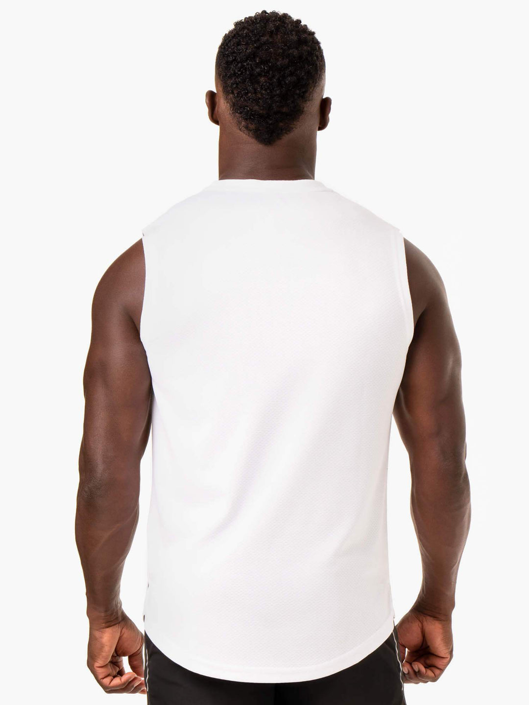 Reflex Mesh Baller Tank - White Clothing Ryderwear 