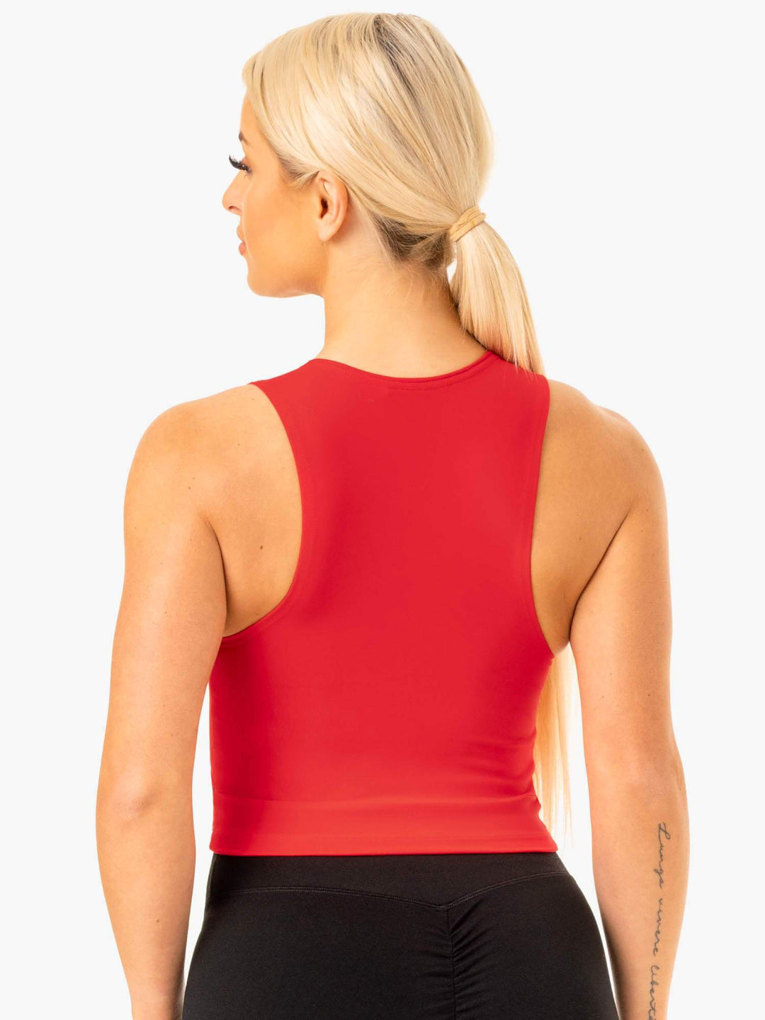 Reflex Zip Up Tank - Red Clothing Ryderwear 