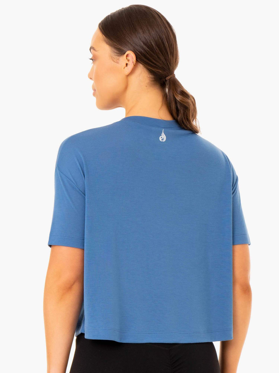 Replay Boxy Tee - Blue Clothing Ryderwear 