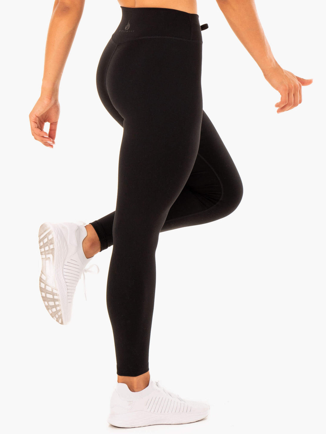 Replay High Waisted Leggings - Black Clothing Ryderwear 